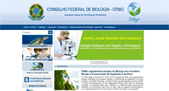 Desktop Screenshot of cfbio.gov.br